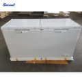 423L Double Doors Top Open Horizontal Electric Deep Chest Freezer